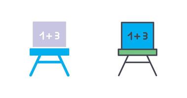 mathématiques icône conception vecteur