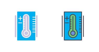 conception d'icône de thermomètre vecteur