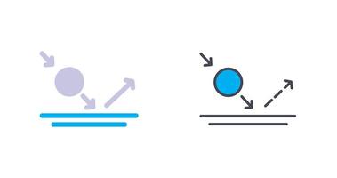 rebondir icône conception vecteur