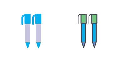 conception d'icône de stylo vecteur