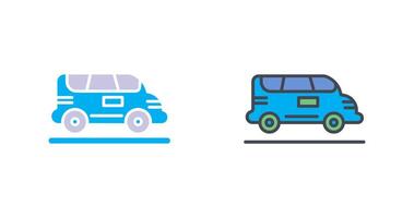 conception d'icône de camionnette vecteur