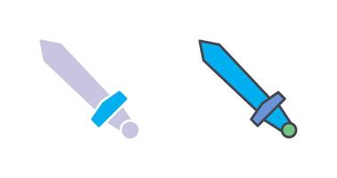 conception d'icône d'épée vecteur