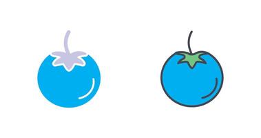 conception d'icône de tomate vecteur