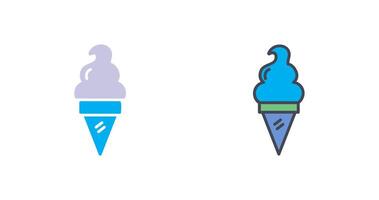 conception d'icône de crème glacée vecteur