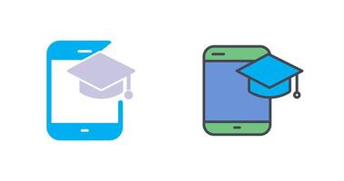 numérique apprentissage icône conception vecteur