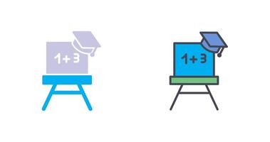 mathématiques icône conception vecteur