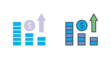 conception d'icône d'investissement vecteur