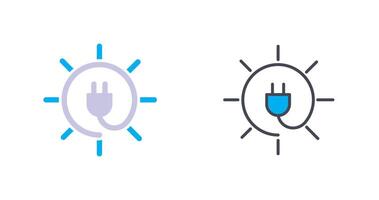 conception d'icône d'électricité vecteur