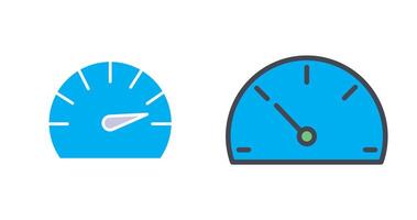 conception d'icône de compteur de vitesse vecteur