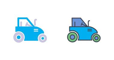 conception d'icône de tracteur vecteur