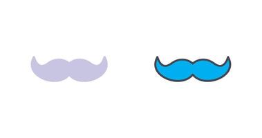 moustache ii icône conception vecteur