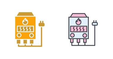 conception d'icône de four électrique vecteur