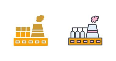 nucléaire plante icône conception vecteur