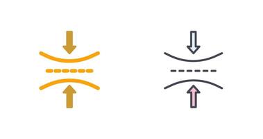 élasticité icône conception vecteur