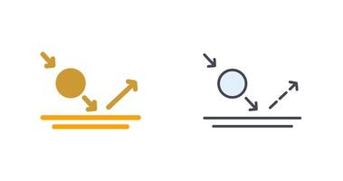 rebondir icône conception vecteur