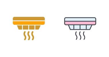 conception d'icône de détecteur de fumée vecteur