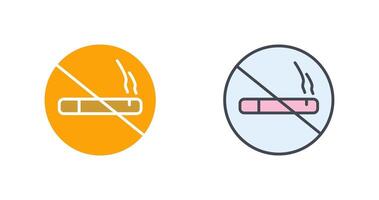 conception d'icône non fumeur vecteur