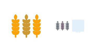 conception d'icône de blé vecteur