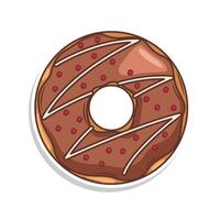 délicieux Donut illustration vecteur