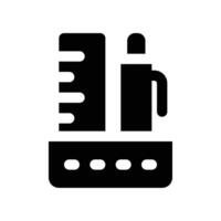 Stationnaire icône. glyphe icône pour votre site Internet, mobile, présentation, et logo conception. vecteur