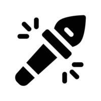 torche icône. glyphe icône pour votre site Internet, mobile, présentation, et logo conception. vecteur