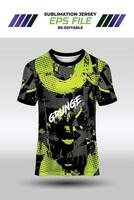 sport Jersey conception, en tissu textile pour sublimation vecteur