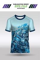 sport Jersey conception, en tissu textile pour sublimation vecteur