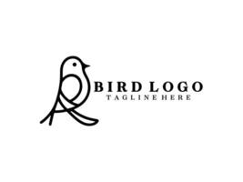 oiseau logo conception modèle vectoriel