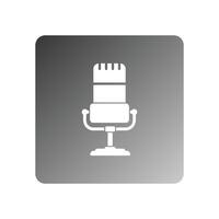 illustration de l'icône du microphone vecteur