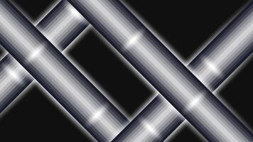 noir et blanc géométrique hexagone Contexte vecteur