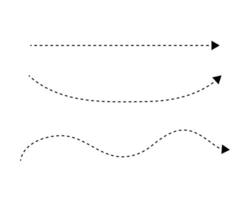 à pois ligne directionnel La Flèche vecteur