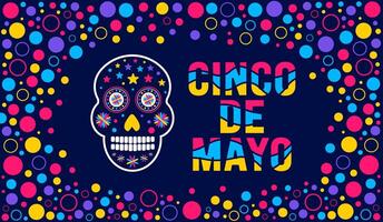 5 mai est cinco de mayo Contexte modèle. vacances concept. utilisation à arrière-plan, bannière, placard, carte, et affiche conception modèle avec texte une inscription et la norme couleur. illustration. vecteur