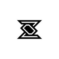 zo, onces, z et o abstrait initiale monogramme lettre alphabet logo conception vecteur