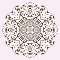 gratuit graphique art floral mandala conception vecteur