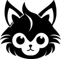 chat - minimaliste et plat logo - illustration vecteur