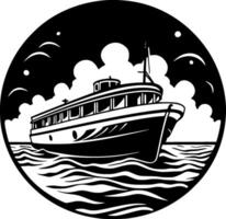 bateau - haute qualité logo - illustration idéal pour T-shirt graphique vecteur