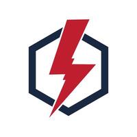 foudre, électrique Puissance logo conception élément vecteur