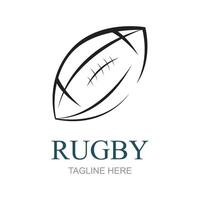 américain Football badge logo - le rugby logo vecteur