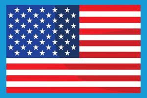 coloré Etats-Unis drapeau vecteur