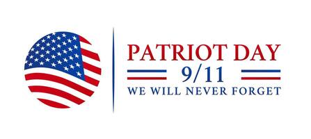 patriote journée 9 11 icône illustration vecteur