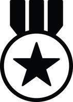 étoile icône symbole image pour classement ou évaluation récompense vecteur