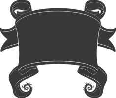 noir ruban une symbole de souvenir ou deuil vecteur
