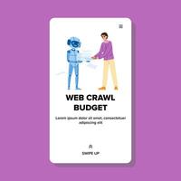 optimisation la toile crawl budget vecteur