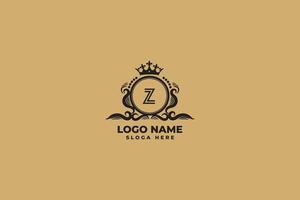 luxe lettre z logo conception vecteur