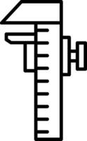 icône de ligne d'étrier vecteur