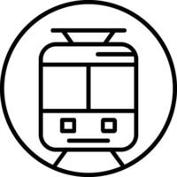 souterrain train ligne icône vecteur