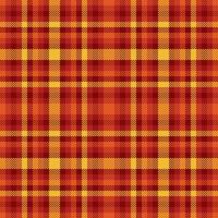 tartan texture de plaid sans couture textile avec une vérifier modèle Contexte tissu. vecteur