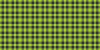 Hôtel tartan texture , Matériel textile Contexte vérifier. Britanique plaid sans couture en tissu modèle dans citron vert et noir couleurs. vecteur