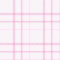 plaid sans couture modèle dans rose. vérifier en tissu texture. textile imprimer. vecteur