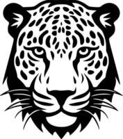 léopard - minimaliste et plat logo - illustration vecteur